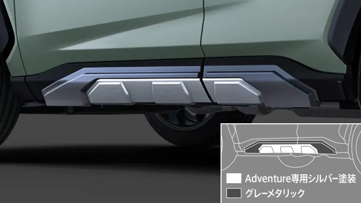 JAOS Modellista Side Protector for Toyota RAV4 MSD44-42003