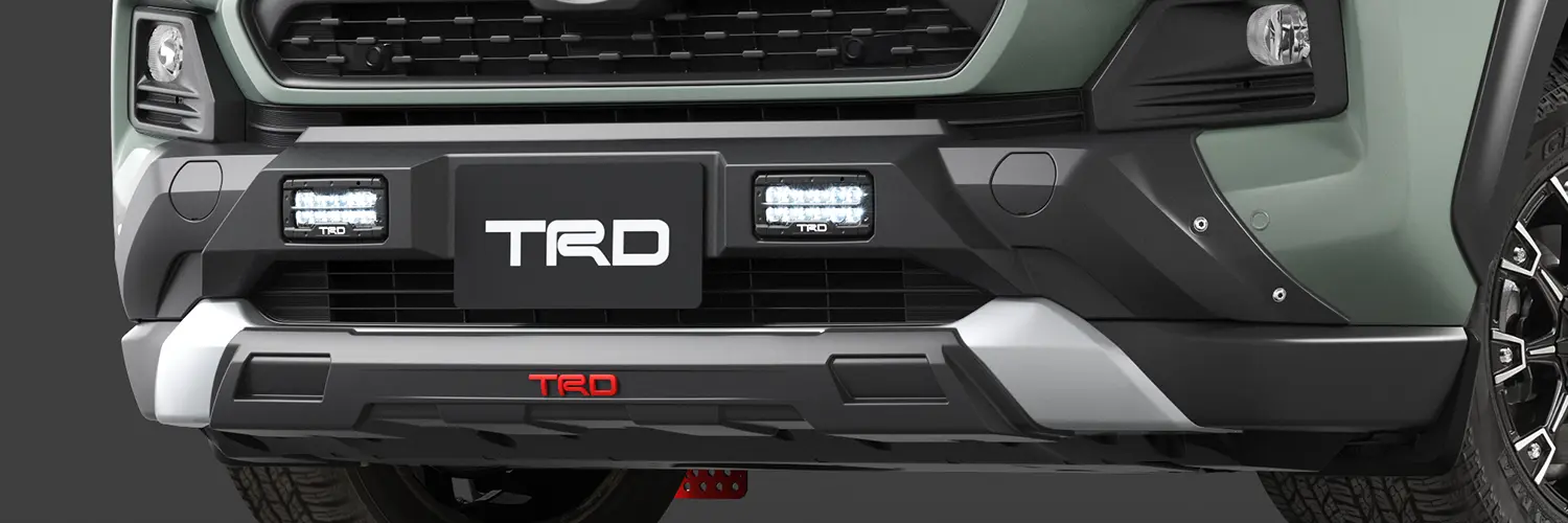 TRD Field Monster Front Bumper Garnish with LED for RAV4