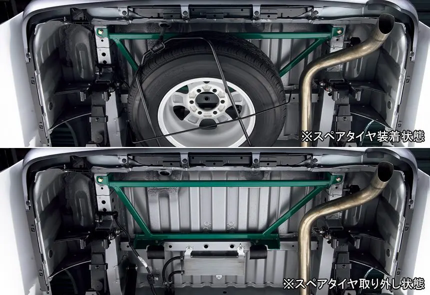 Modellista Rear Brace Set for Toyota Hiace