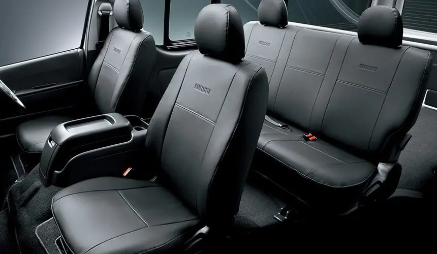 Modellista Front/Rear Genuine Leather Seat Covers for Toyota Hiace