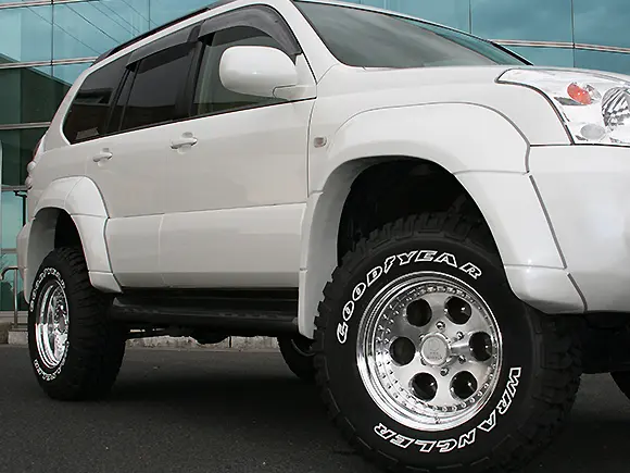 Elford 45mm Wide Over Fenders for Toyota Landcruiser Prado 120