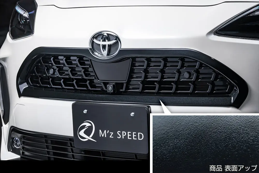M'z SPEED AES Black Front Grille Garnish for YARIS CROSS