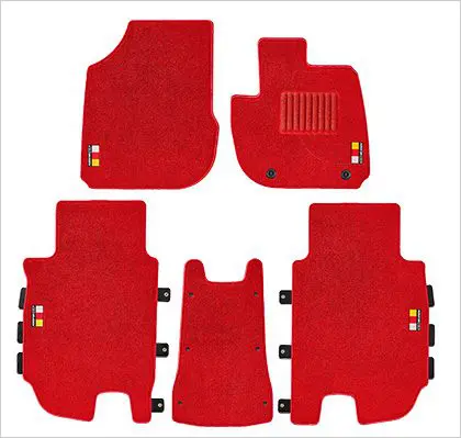 Mugen Sports Mat Red for Honda Vezel 2021~2024