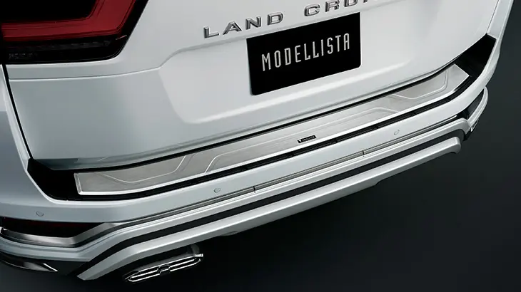 Modellista Rear bumper step guard for Landcruiser 300