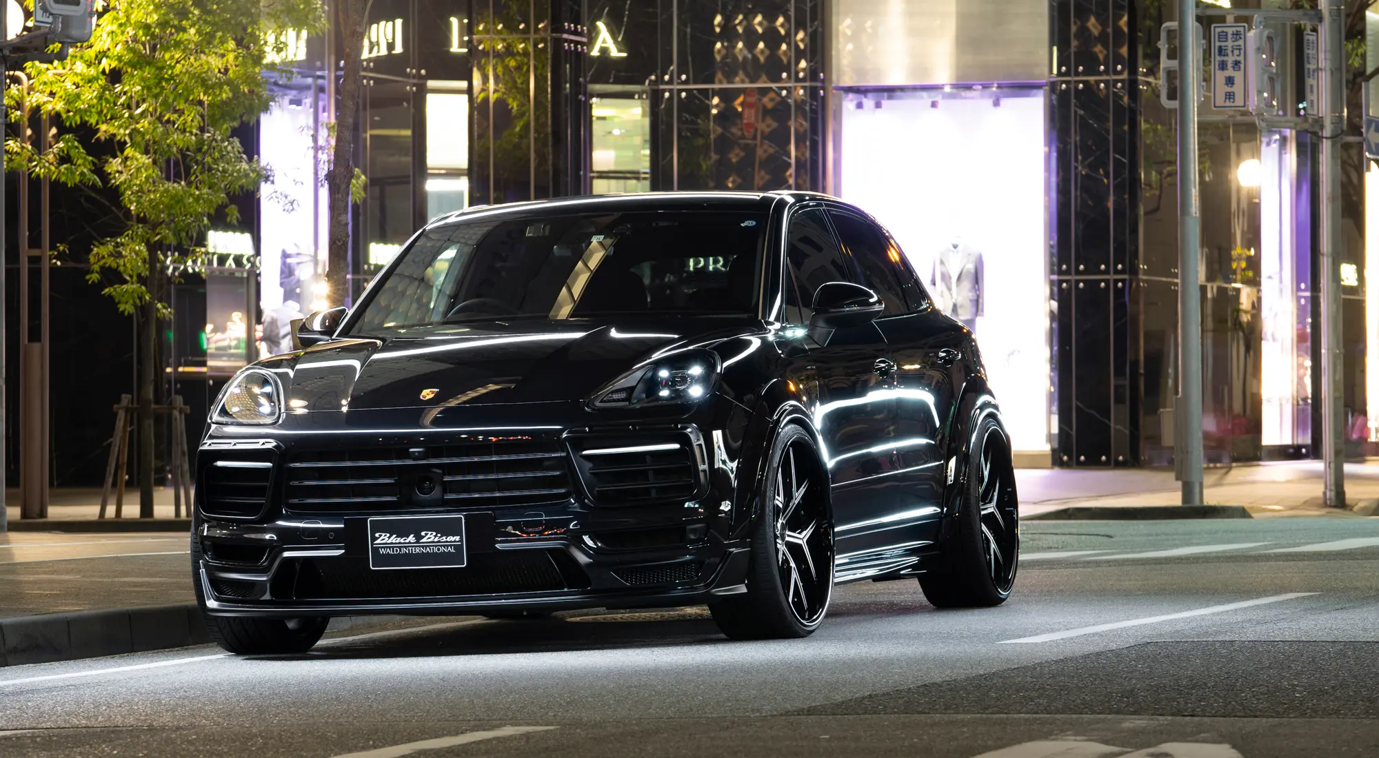 WALD SPORTS LINE BLACK BISON EDITION BODY KIT FOR PORSCHE CAYENNE 9YA 2018〜2022