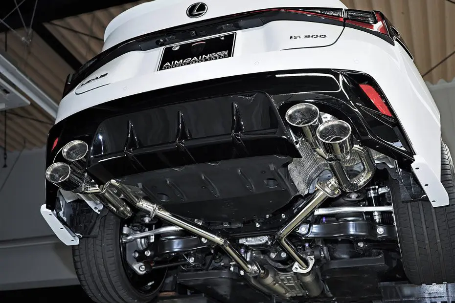 AIMGAIN Curl Oval LOOP Muffler for LEXUS IS 300 F-SPORT