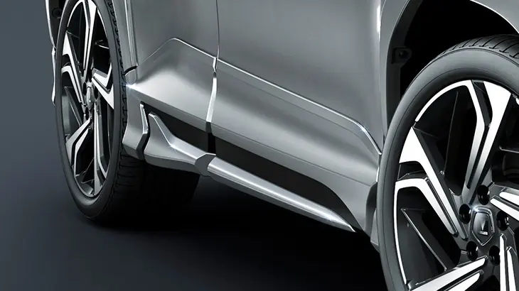 Modellista Advance Robust Side Skirt for Toyota Yaris Cross