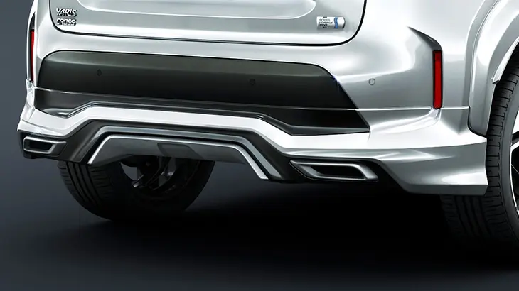 Modellista Advance Robust Rear Skirt for Toyota Yaris Cross