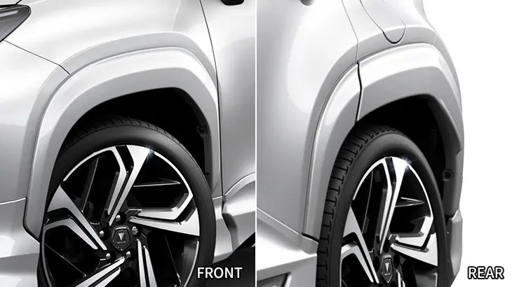 Modellista Elegant Ice Fenders for Toyota Yaris Cross