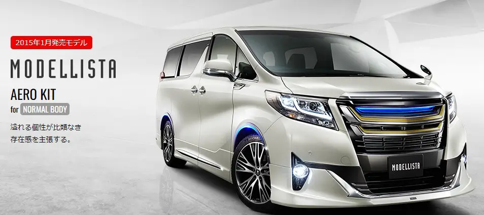 Modellista Aero Kit for Alphard Normal Body 2015