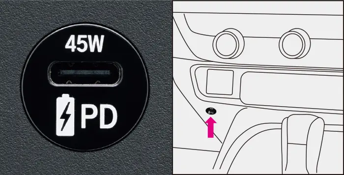 Genuine USB PD charger for Honda Vezel 2021~