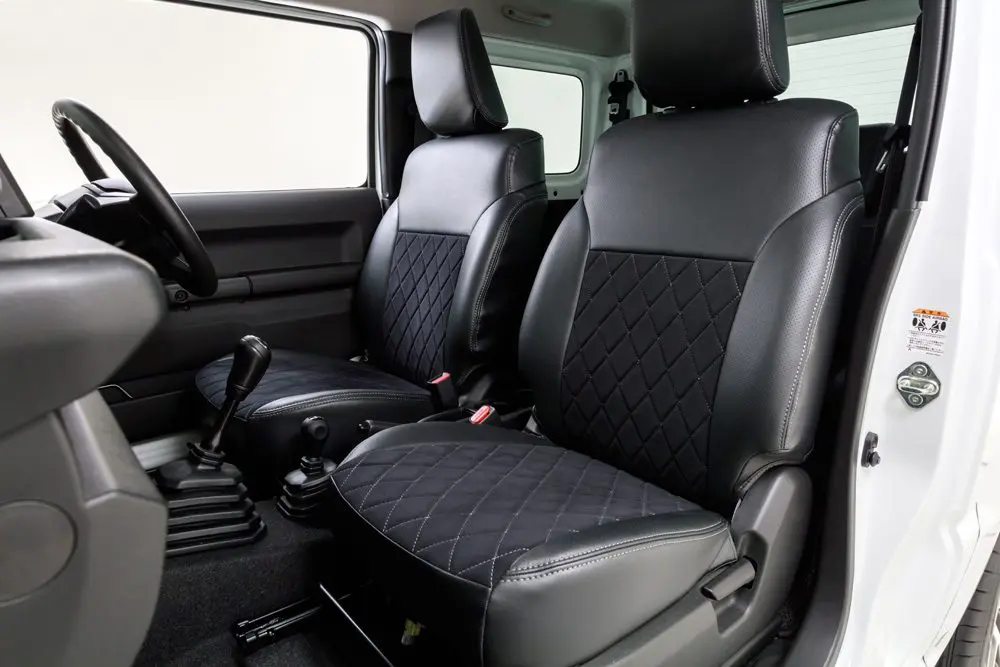 DAMD "little G" Black Seat Covers for Suzuki Jimny SIERRA