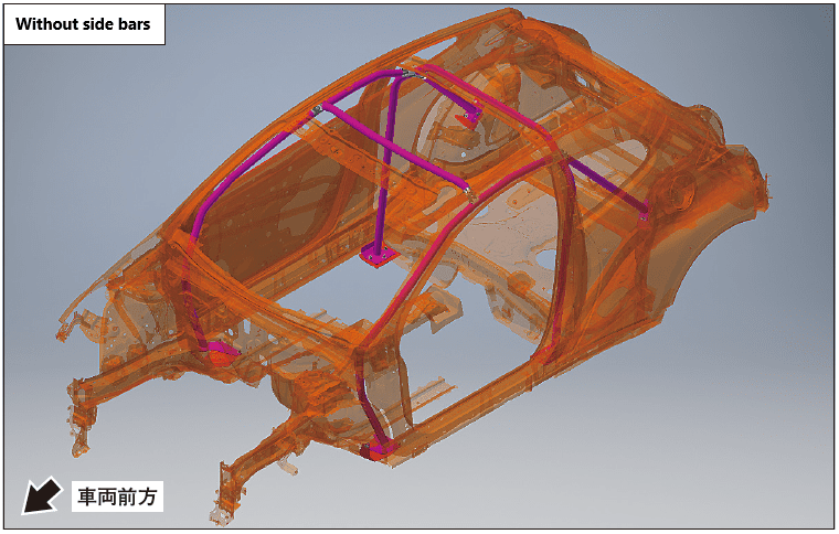 Toyota Genuine GR Roll Bar without Side Bar for GR Yaris