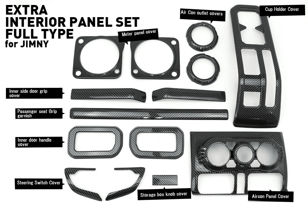 Big Dipper Extra Inner Panel Set Full Type for JIMNY