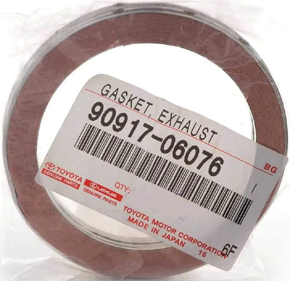 TOYOTA Exhaust pipe gasket Genuine part number: 90917-06076