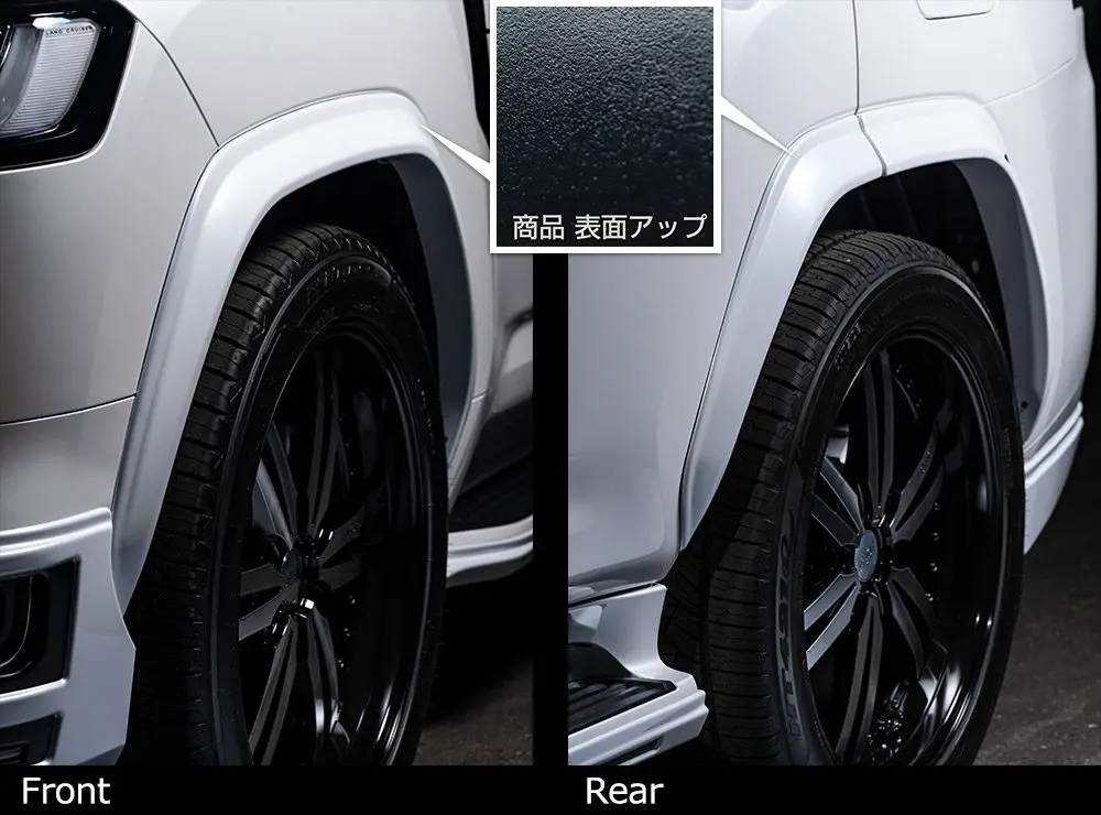 M'Z Speed Matte black 35mm Wide Over Fenders for Toyota Landcruiser 300