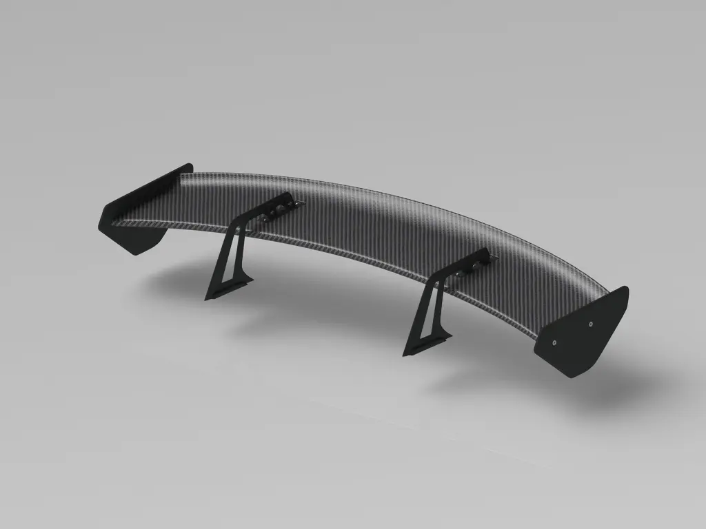 FrogDrive Standard Swan Neck Carbon Rear Wing for GR Yaris