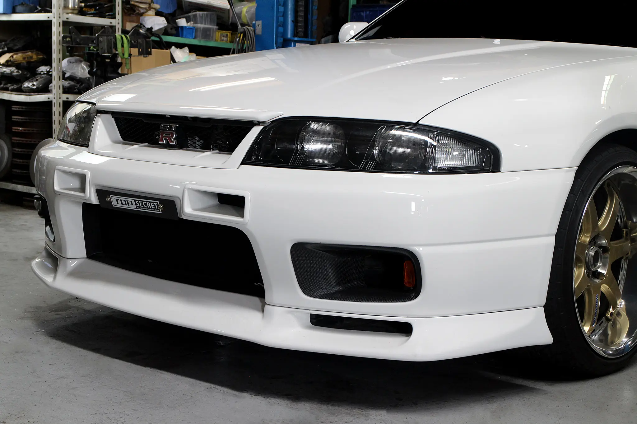 TOPSECRET BCNR33 G-FORCE Front Lip Spoiler