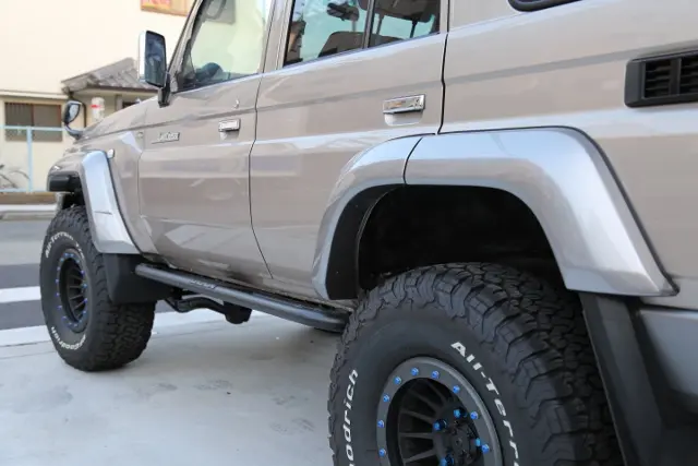 MOTORAGE Side Sill Guard & Step for Land Cruiser GRJ76K