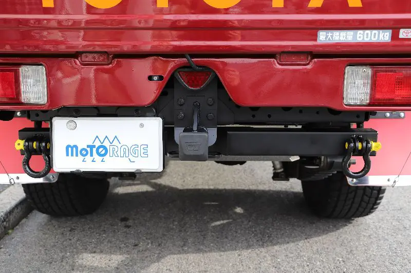 MOTORAGE Rear Square Bumper for Land Cruiser 70