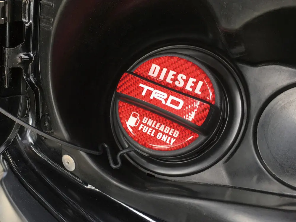 TRD Fuel cap garnish for Diesel Cars
