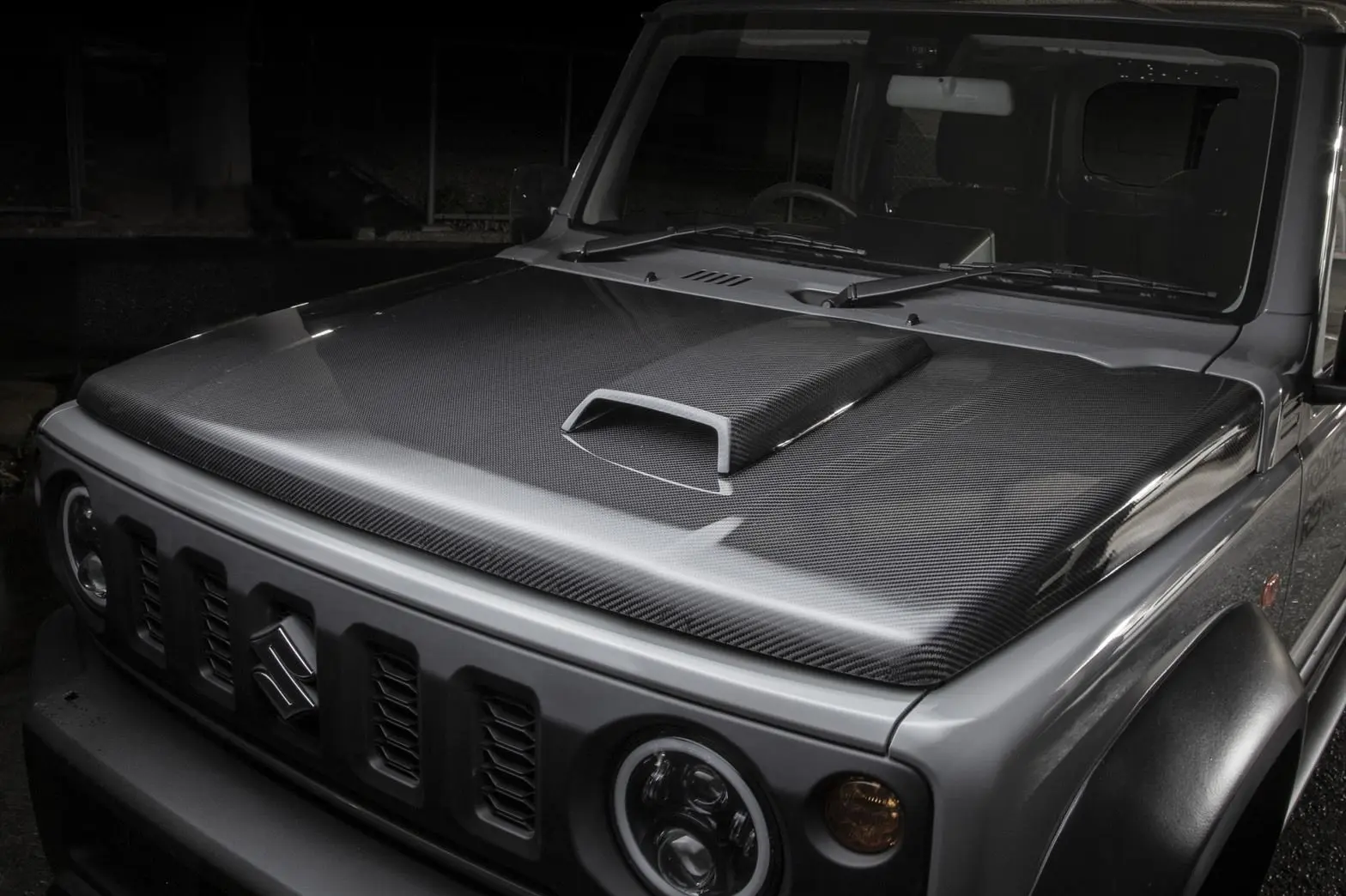 RESULT JAPAN CARBON BONNET FOR SUZUKI JIMNY JB64/JB74