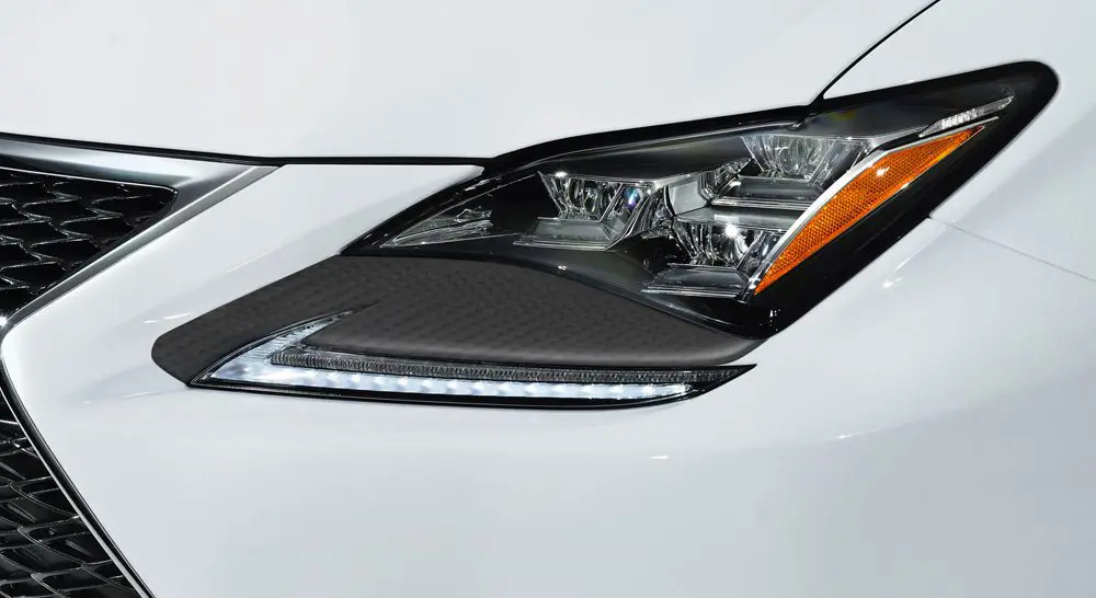 LX-MODE Carbon Headlamp Under Garnish for LEXUS RC F SPORT