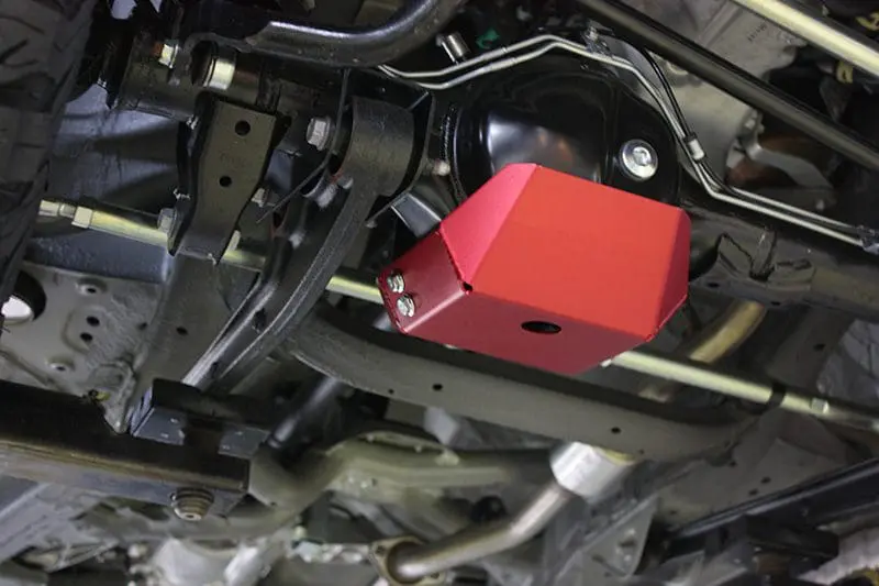 TS Front Differential Guard Red/Yellow/Silver for JIMNY