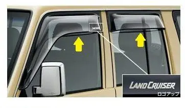 Toyota Door Visors for Land Cruiser 70