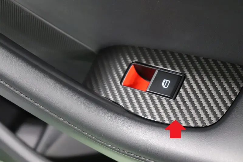 AQUA STYLE Windows Switch Panel Carbon Sheet for MAZDA3 BP Sedan