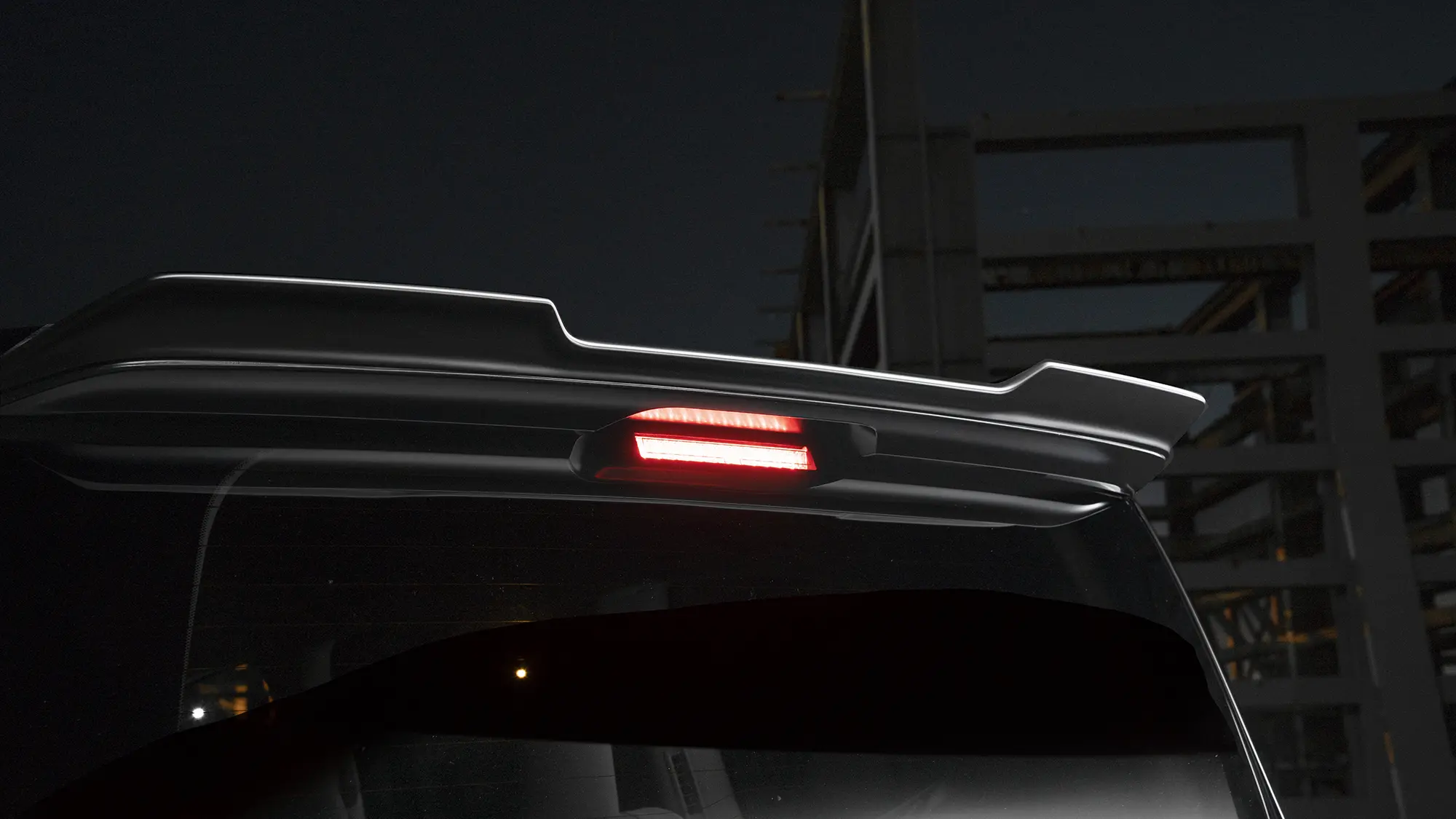 WALD SPORTS LINE BLACK BISON EDITION REAR ROOF SPOILER For LAND CRUISER 300