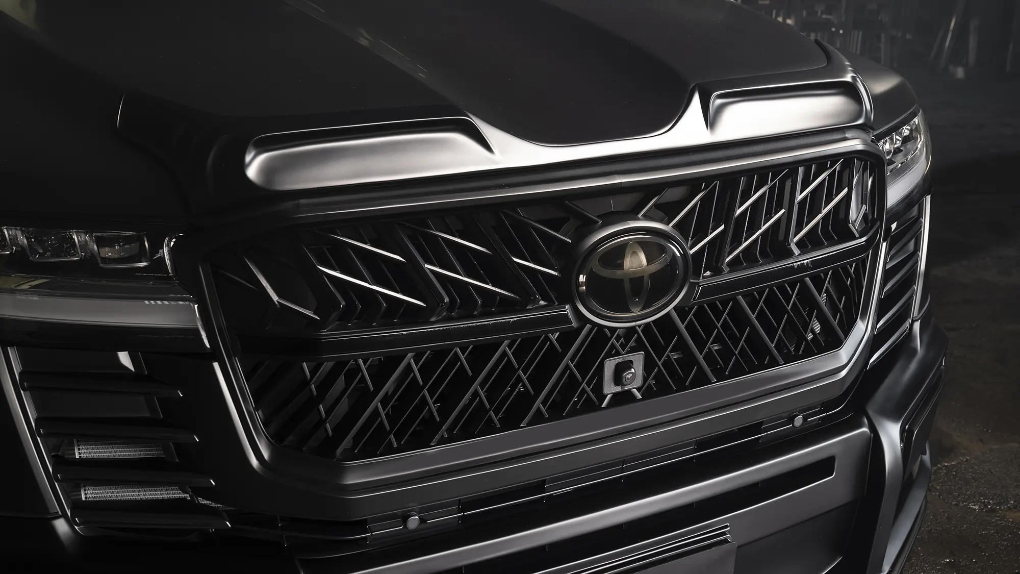 WALD SPORTS LINE BLACK BISON EDITION BUG GUARD For LAND CRUISER 300