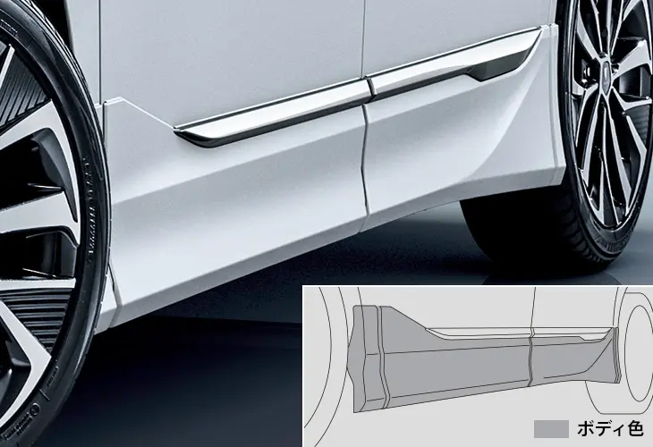 Modellista Aero Side Skirts for Toyota Noah 2022~