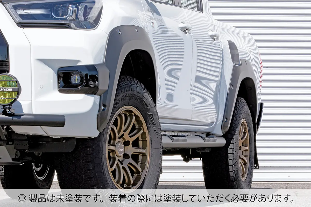 JAOS Type-X Fender Garnish for Hilux 125 series Z "GR SPORT"