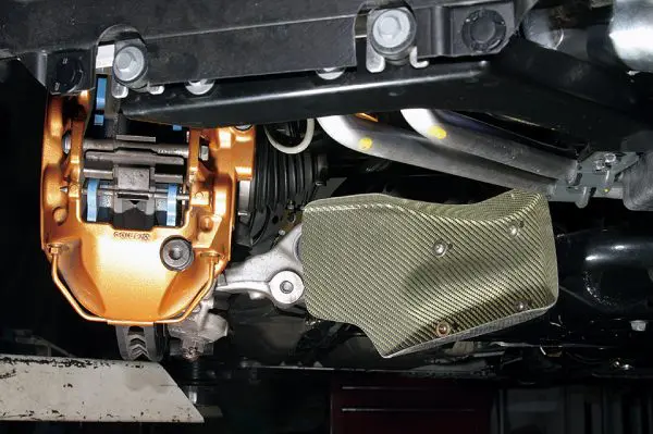 TOPSECRET R35 Carbon Brake Air Guide