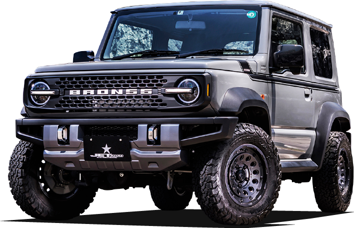 GARAGE ILL BRONSS GRILL & BUMPER Set for JIMNY JB74W/JC74W