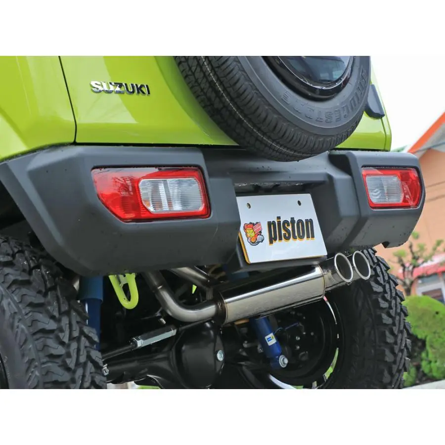 PISTON Works 5ZIGEN SP Double Muffler for JIMNY JB64W