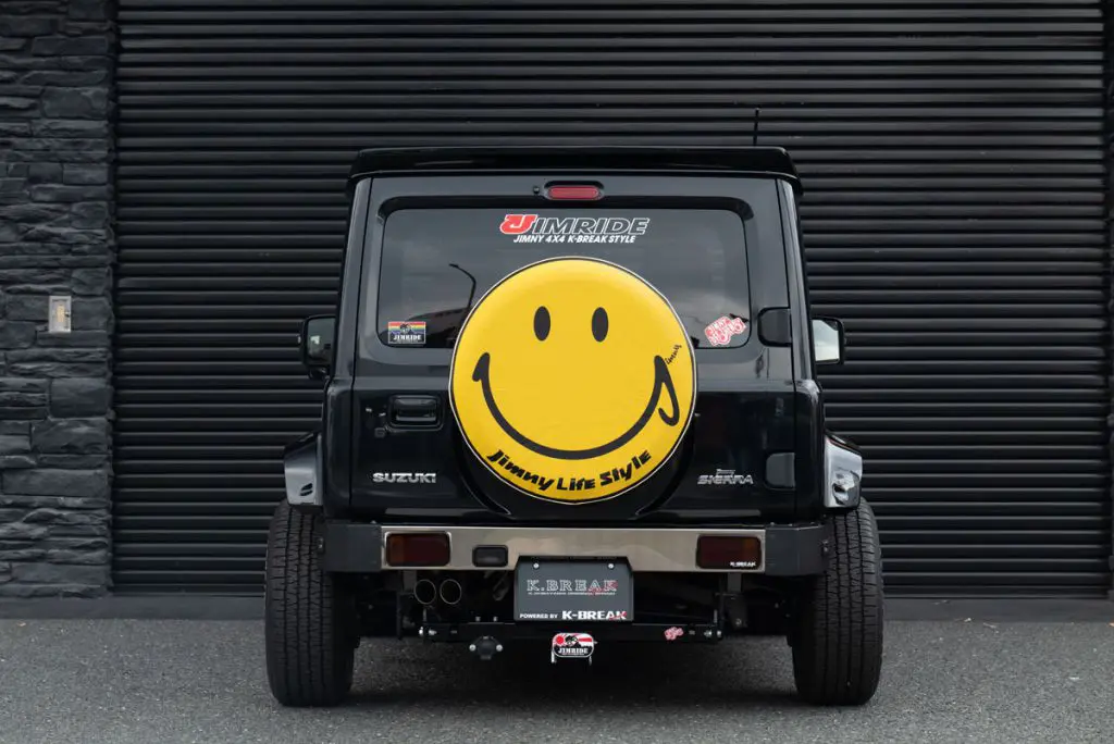 K.BREAK Smile Face Rear Tire Cover for Suzuki Jimny