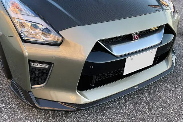 TOPSECRET 17S Dry Carbon Lip Spoiler for R35 GT-R