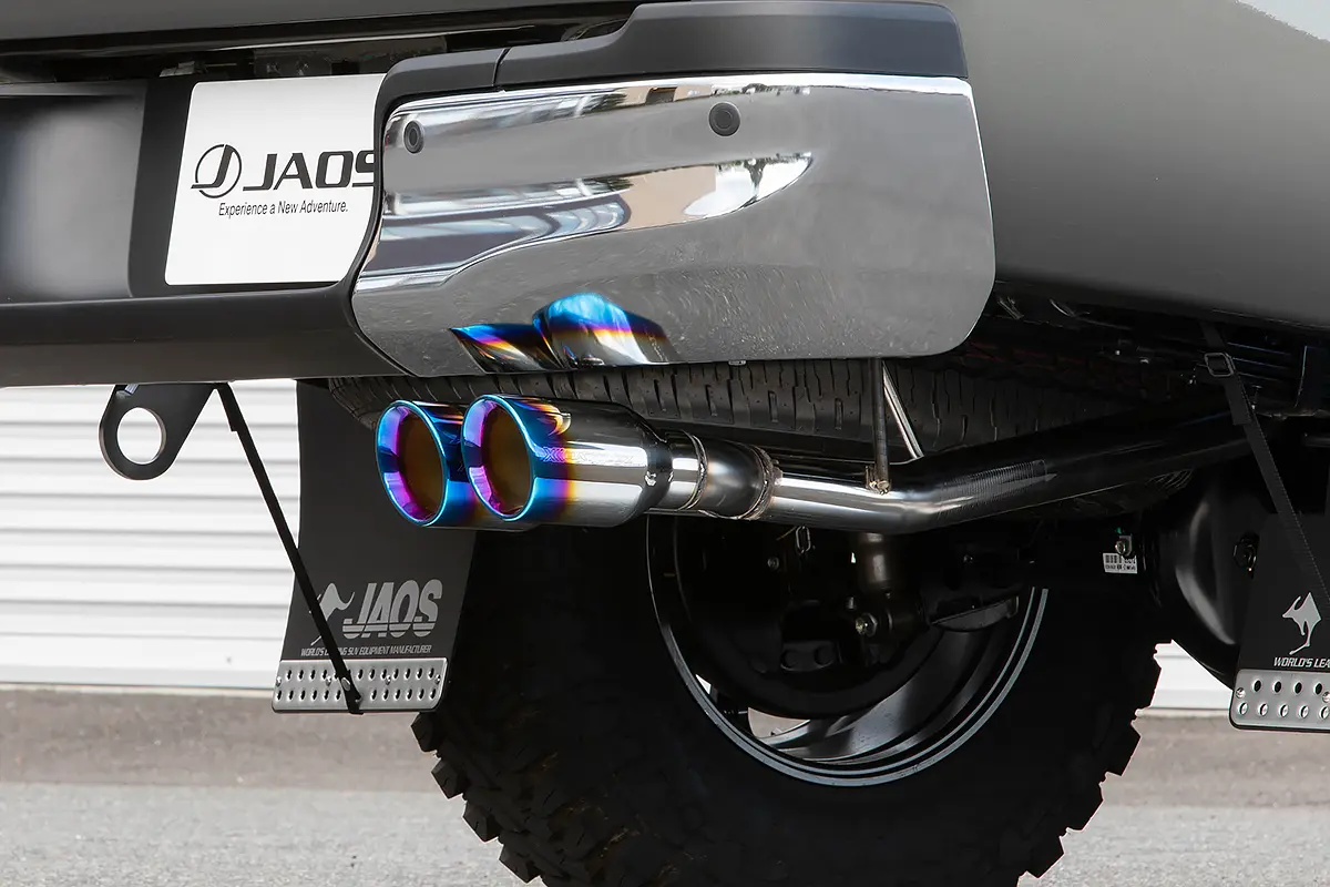 JAOS BATTLEZ muffler ZS-2 TC Titanium Color Tail for Hilux 125