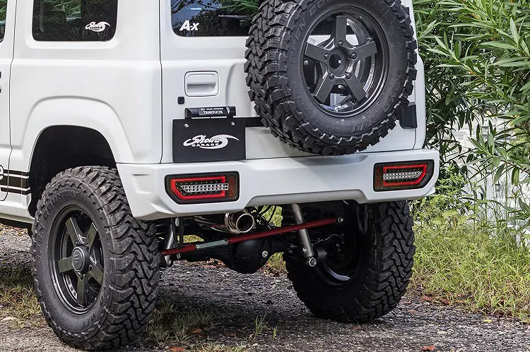 Showa Garage Alto Tail Specifications ABS Rear Bumper for Jimny JB64