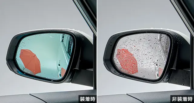 Toyota Genuine Rain clearing blue mirror for Noah/Voxy 2023