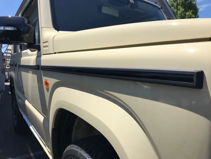 MEGUMI KOUBOU Black TPO-G Molding for Suzuki Jimny JB64/JB74