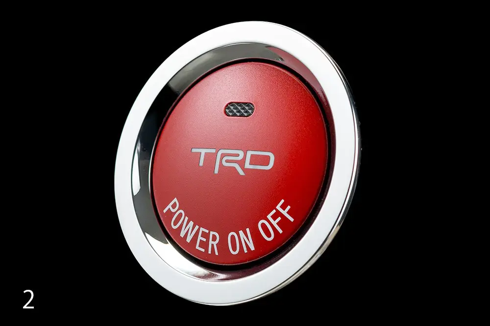 TRD Genuine Push Start Switch with Indicator Lamp for Hybrid Cars