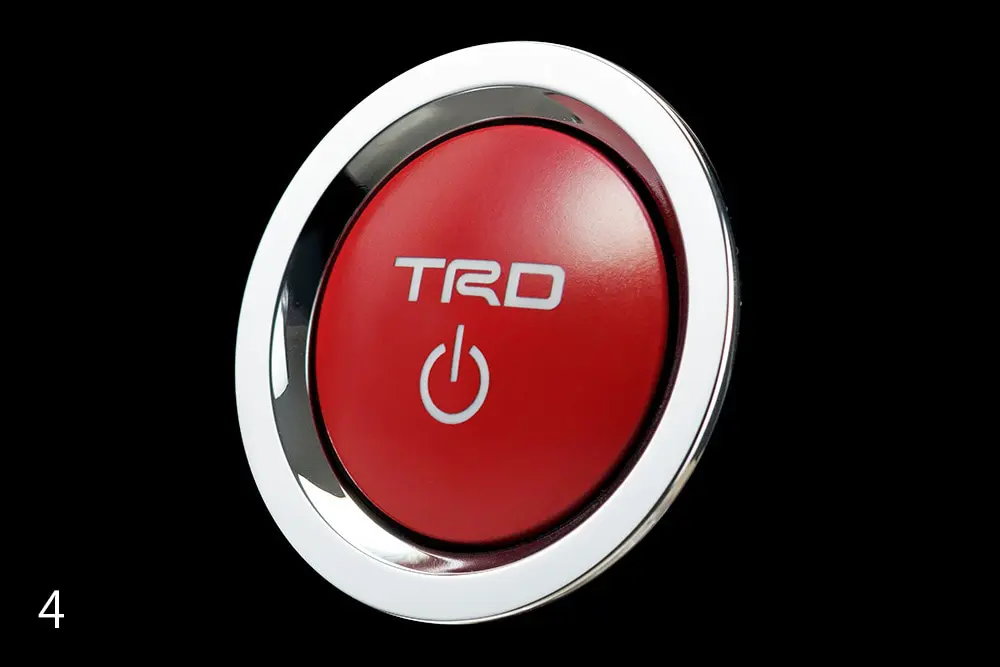 TRD Genuine Push Start Switch without Indicator Lamp for Hybrid Cars
