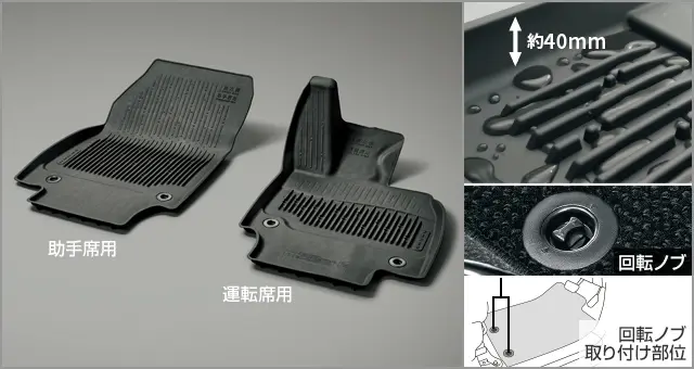 Toyota Genuine Snow and Leisure Floor Mats for Toyota Crown Crossover 2022