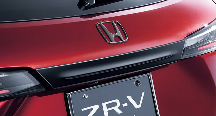 HONDA GENUINE REAR LICENSE GARNISH FOR ZR-V