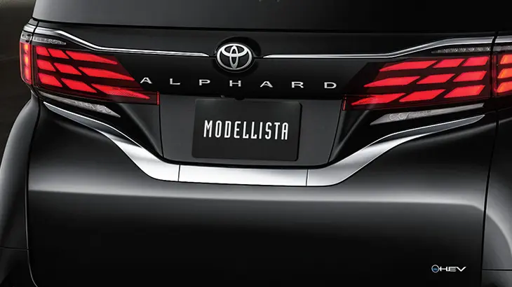 Modellista Back Door Garnish for Toyota Alphard 2023~