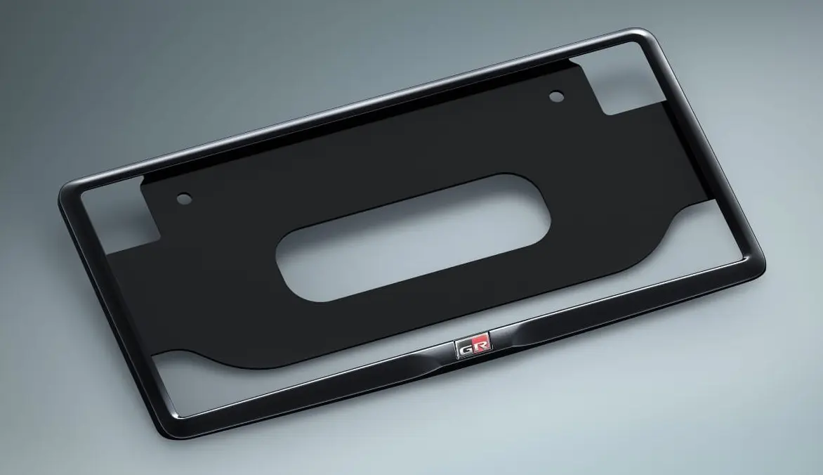 Gazoo Racing Rear Carbon Number Plate for GR Corolla 2023