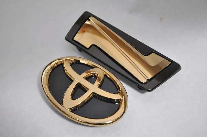Toyota Genuine Emblem Gold Plated Set for Toyota Noah